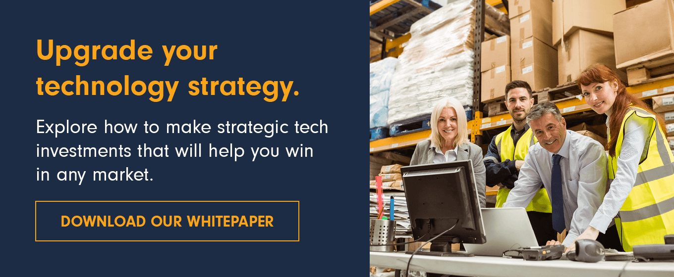 Upgrade your technology strategy. Explore how to make strategic tech investments that will help you win in any market. Download our whitepaper.