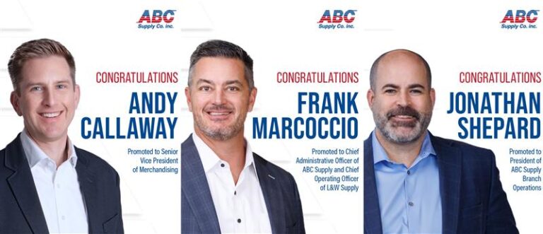 ABC Supply Appoints New Leaders for Merchandising, Administrative ...