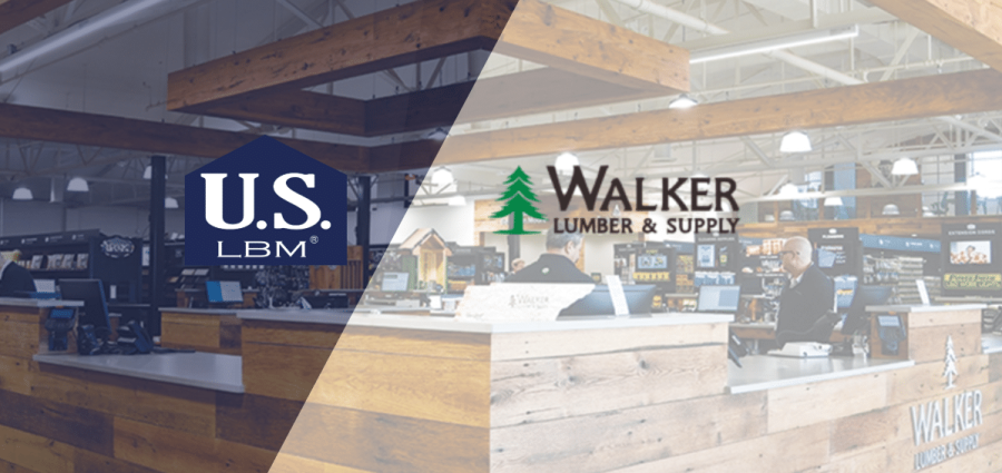 US LBM acquisition of Walker Lumber & Supply