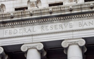 The facade of the Federal Reserve Bank.