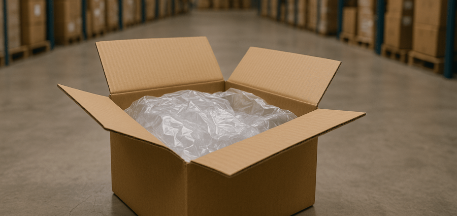 Box packaging warehouse