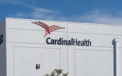 Houston, Texas, USA - March 2, 2022: Cardinal Health building in Houston, Texas, USA. Cardinal Health, Inc. is an American multinational health care services company.
