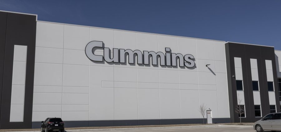 Whiteland - February 28, 2025: Cummins Replenishment Center. Cummins is a manufacturer of industrial engines and Power Generation equipment.