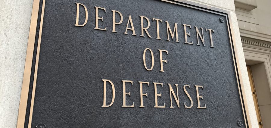 River entrance of the US Department of Defense.