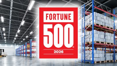 Interior of a warehouse. 3d illustration