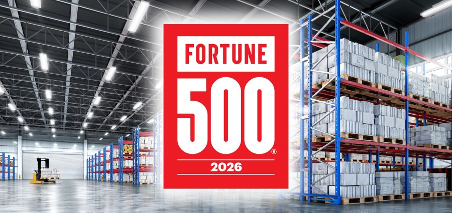 Interior of a warehouse. 3d illustration