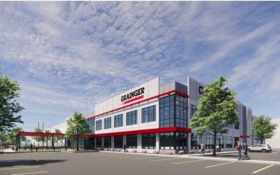 Rendering of Grainger's future Hockley, TX distribution center. (Grainger photo)
