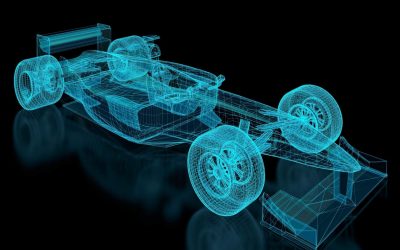 open-wheel single-seater racing car Mesh. Part of a series.
