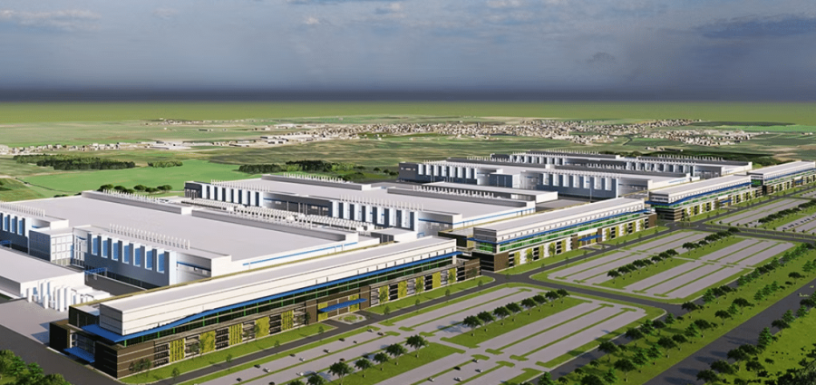 Lead photo: An artist rendering of Micron’s planned megafab facility in Clay, NY. (photo courtesy of Micron)
