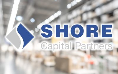 Warehouse industry blur background with  logistic wholesale storehouse, blurry industrial silo interior aisle for furniture merchandise inventory and wood material, construction supplies big box store