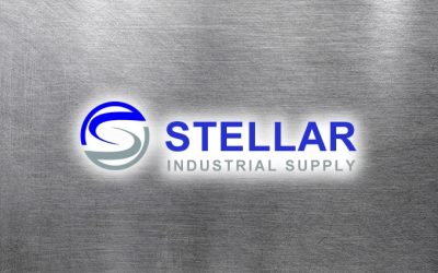 Polished metal background