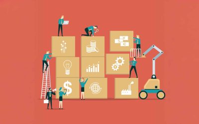 Financial investment, analytics with growth report