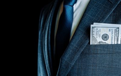 Dollar sign. Rich businessman holding american money. Cash usd bill background