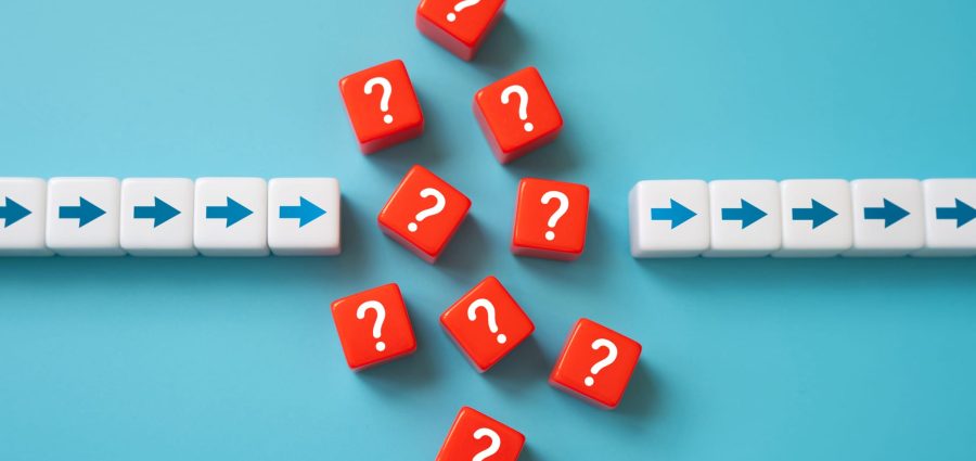 The path is interrupted by uncertainty. Uncertainty, threat and danger. Resolve the problem before continuing your journey. Bring a gap.